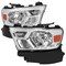 Spec-D Tuning 1500 OE STYLE HEADLIGHTS WITH CHROME HOUSING AND CLEAR LENS, 2PK 2LH-RAM1915-RS - alternate 1